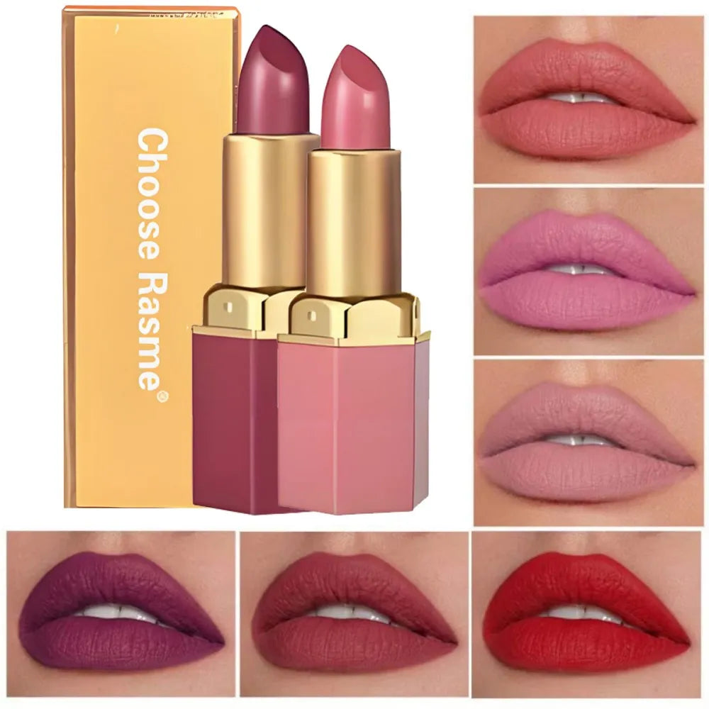 6-Color Matte Lipstick Set