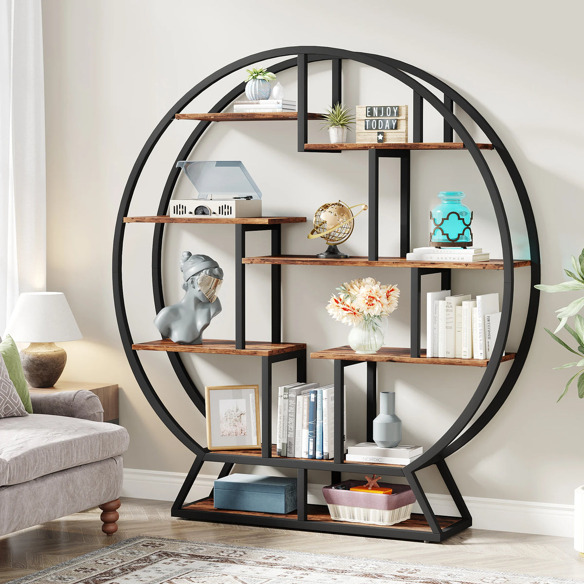 Circular Bookshelf