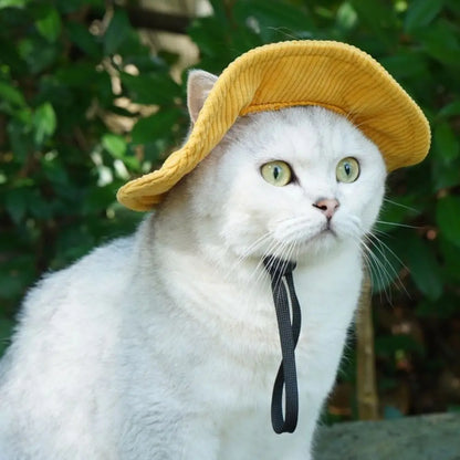 Adjustable Dog Fisherman Hat