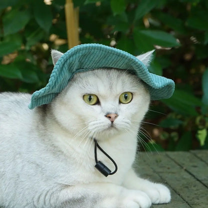 Adjustable Dog Fisherman Hat
