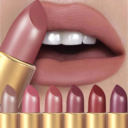 6-Color Matte Lipstick Set