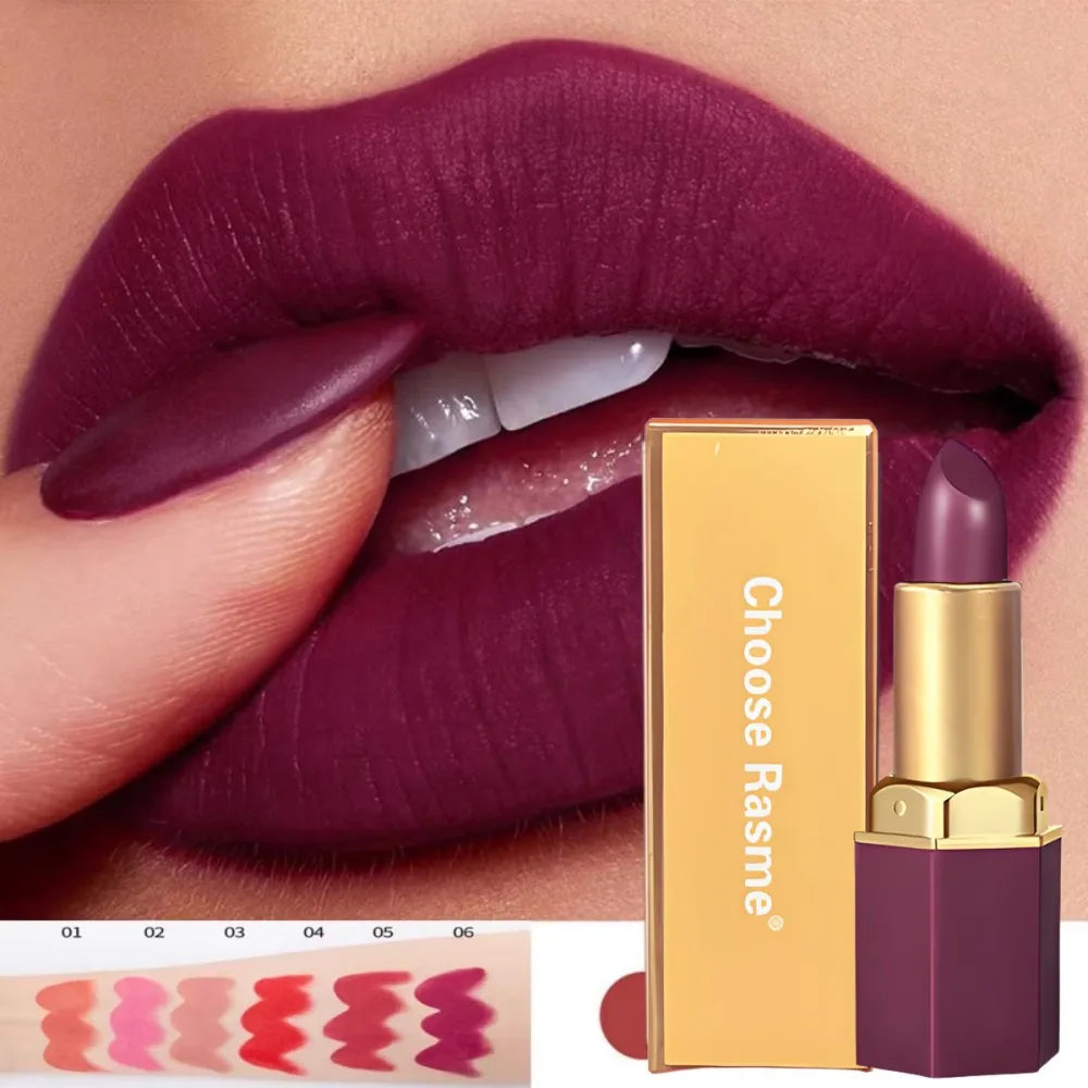 6-Color Matte Lipstick Set